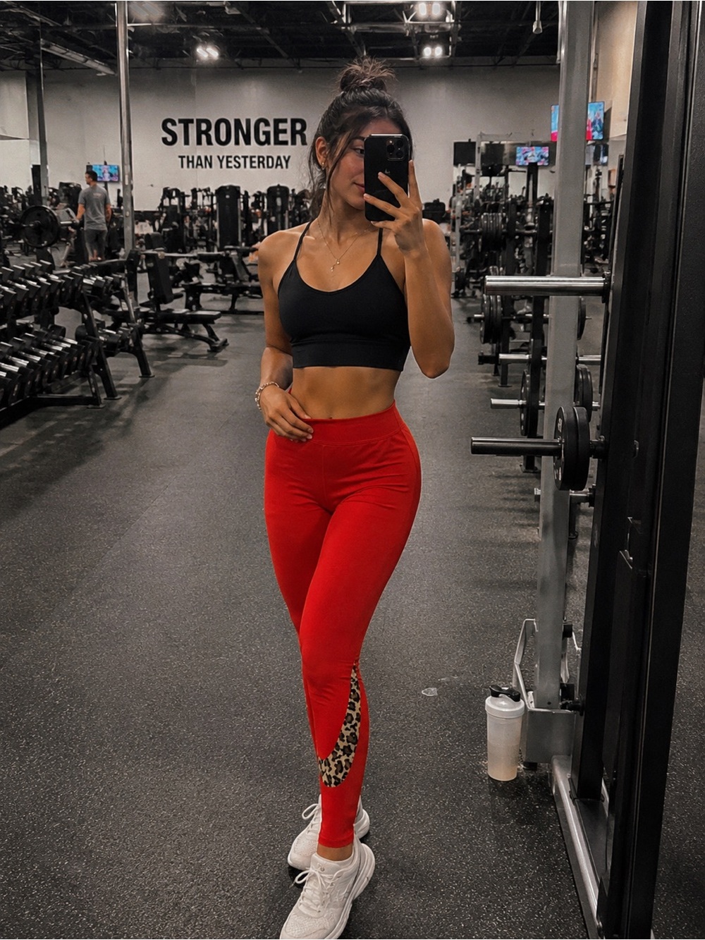 Nike red leggings